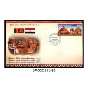 Cover from SRI LANKA - 2023 DIPLOMATIC RELATIONS WITH EGYPT - FDC