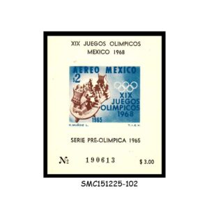 Stamps from MEXICO - 1968 19th SUMMER OLYMPIC GAMES, MEXICO - SOUVENIR SHEET MNH