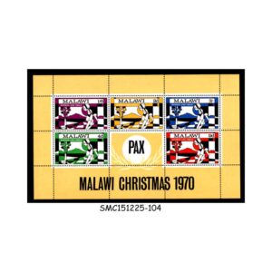 Stamps from MALAWI - 1970 CHRISTMAS - MIN. SHEET MINT NH