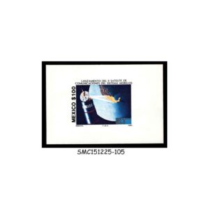 Stamps from MEXICO - 1985 MORELOS TELECOMMUNICATIONS SATELLITE LAUNCH - SOUVENIR SHEET MNH