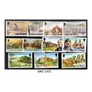 Stamps from ISLE OF MAN - 1973-80 SELECTED STAMPS - 11V - MINT NH