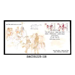 STAMPS FROM INDIA - PORTUGAL JOINT ISSUE - 2017 TRADITIONAL DANCES 2V FDC