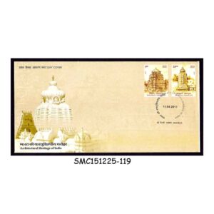 STAMPS FROM INDIA - 2013 ARCHITECTURAL HERITAGE OF INDIA - 2V - FDC