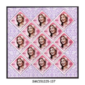 Stamps from INDIA - 2008 MADHUBALA - FAMOUS BOLLYWOOD ACTRESS - SHEETLET - MINT NH