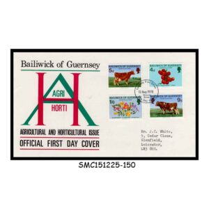 Stamps from BAILIWICK OF GUERNSEY - 1970 AGRICULTURAL & HORTICULTURAL ISSUE - FDC