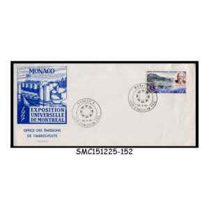 Stamps from MONACO - 1967 50th ANNIVERSARY LIONS INTERNATIONAL - FDC
