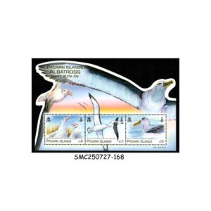 Stamps from PITCAIRN ISLANDS - 2014 ALBATROSS BIRDS - GIANTS OF THE SKY - MIN. SHEET MINT NH