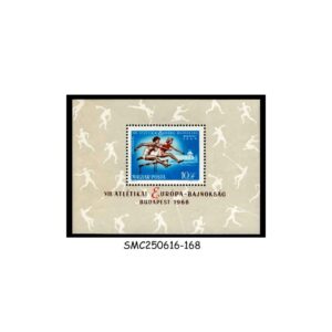 Stamps from HUNGARY - 1966 8th EUROPEAN ATHLETIC CHAMPIONSHIPS BUDAPEST / SPORTS SOUVENIR SHEET MNH