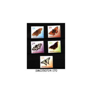 Stamps from BOSNIA HERZEGOVINA SERBIA ADMIN. - 2014 BUTTERFLIES - 5V - MINT NH