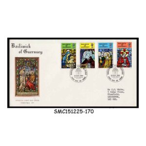 Stamps from BAILIWICK OF GUERNSEY - 1973 CHRISTMAS - FDC