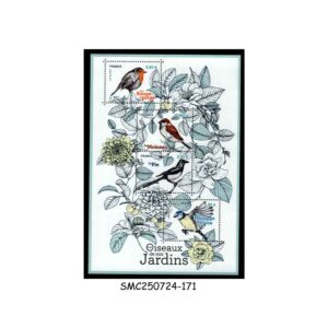Stamps from FRANCE - 2018 THE BIRDS OF OUR GARDEN - MIN. SHEET MINT NH
