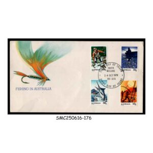 Stamps from AUSTRALIA - 1979 FISHING IN AUSTRALIA - FDC