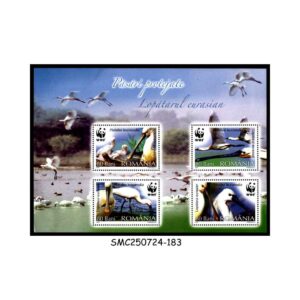 Stamps from ROMANIA - 2006 PROTECTED BIRDS - MIN. SHEET MINT NH