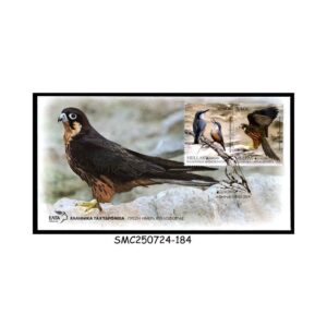 Stamps from GREECE - 2019 NATIONAL BIRDS - SE-TENANT - FDC