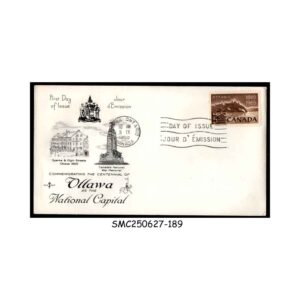 Stamps from CANADA - 1965 CENTENARY OF PROCLAMATION OF OTTAWA AS CAPITAL - FDC