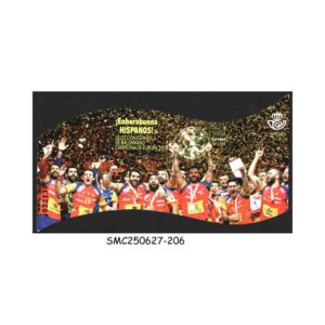 Stamps from SPAIN - 2018 EUROPEAN HANDBALL CHAMPIONS - MIN. SHEET - MINT NH