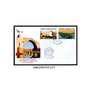 Stamps from TURKEY - 2015 HISTORIC BRIDGE - FDC
