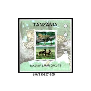Stamps from TANZANIA - 2005 TANZANIA SAFARI CIRCUITS / LION / ANIMALS - MIN. SHEET MINT NH