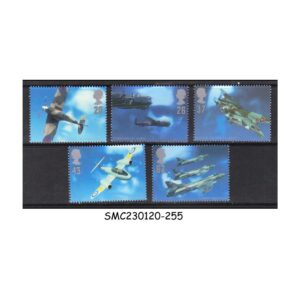 Stamps from GREAT BRITAIN - 1997 BRITISH AIRCRAFT DESIGNERS / AVIATION - 5V MINT NH