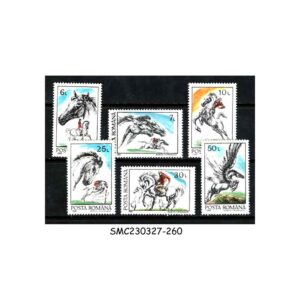 Stamps from ROMANIA - 1992 HORSES / ANIMALS - 6V - MINT NH