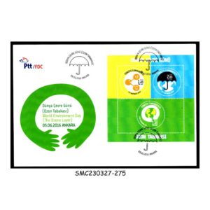 Stamps from TURKEY - 2016 WORLD ENVIRONMENT DAY (OZONE LAYER) - MS - FDC