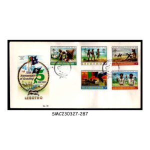 Stamps from LESOTHO - 1983 75th ANNIVERSARY OF SCOUTING / BOY SCOUTS - FDC