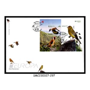 Stamps from PORTUGAL MADEIRA ISLANDS - 2019 NATIONAL BIRDS - MS - FDC