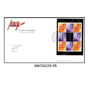 Stamps from GREAT BRITAIN - 2001 FLAGS & ENSIGNS - BOOKLET PANE - FDC