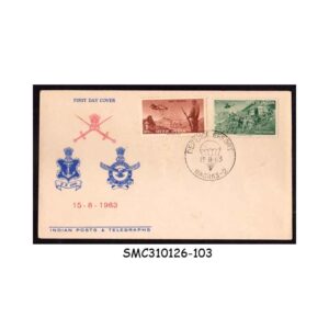 Stamps from INDIA - 1963 DEFENCE EFFORT - FDC