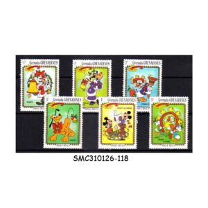 Stamps from GRENADA GRENADINES - 1983 CHRISTMAS / DISNEY ANIMATION - 6V MINT NH