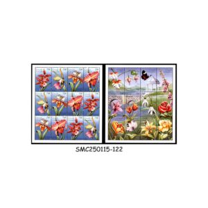 Stamps from GRENADA GRENADINES - 1996 ORCHIDS & FLOWERS - 2 MIN. SHEETS MINT NH