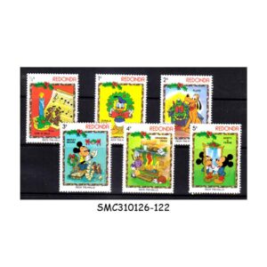 Stamps from REDONDA - 1983 CHRISTMAS / DISNEY ANIMATION CARTOONS - 6V MINT NH