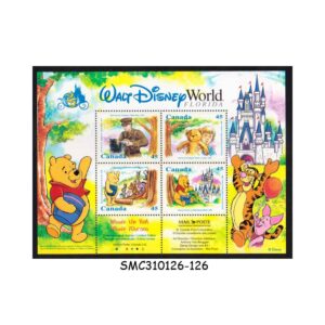 Stamps from CANADA - 1995 WINNIE THE POOH / DISNEY ANIMATION - MIN. SHEET MINT NH