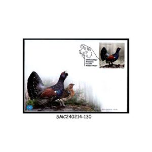 Stamps from ESTONIA - 2018 BIRD OF THE YEAR / CAPERCAILLE - FDC