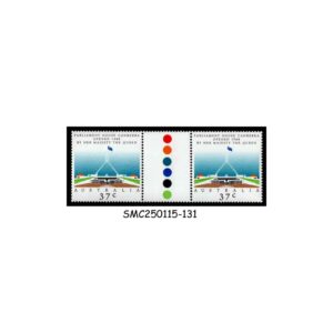 Stamps from AUSTRALIA - 1988 OPENING OF THE NEW PARLIAMENT HOUSE, CANBERRA - GUTTER PAIR - MINT NH