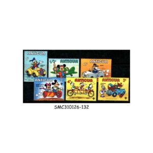 Stamps from ANTIGUA - 1980 INTERNATIONAL YEAR OF THE CHILD : DISNEY ANIMATION - 6V - MINT NH