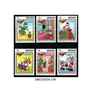 Stamps from GRENADA - 1983 CHRISTMAS : DISNEY ANIMATION - 6V - MINT NH