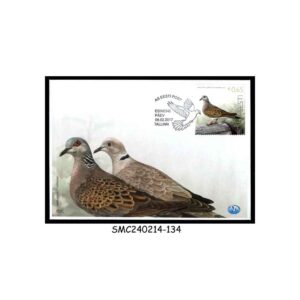 Stamps from ESTONIA - 2017 BIRD OF THE YEAR / EUROPEAN TURTLE DOVE - FDC