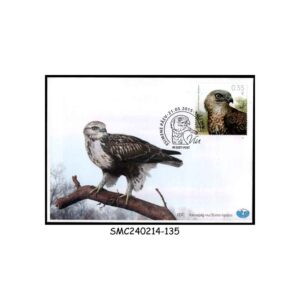 Stamps from ESTONIA - 2017 BIRD OF THE YEAR / EUROPEAN HONEY BUZZARD - FDC