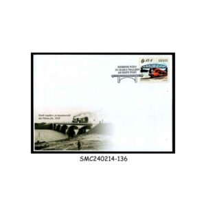 Stamps from ESTONIA - 2012 NARVA RAILWAY BRIDGE - FDC