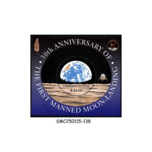 Stamps from SOLOMON ISLANDS - 1999 30th ANNIVERSARY of the 1st MOON LANDING / SPACE - MIN. SHEET MINT NH