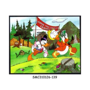 Stamps from MONGOLIA - 1987 DONALD DUCK / DISNEY ANIMATION - MIN. SHEET MINT NH