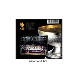 Stamps from SLOVENIA - 2017  EUROPEAN BASKETBALL CHAMPIONS / SPORTS - MIN. SHEET MINT NH