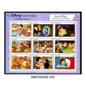 Stamps from GRENADA - 1987 DISNEY CLASSIC FAIRYTALE SNOW WHITE / ANIMATION - MIN. SHEET MNH