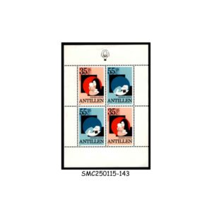 Stamps from NETHERLANDS ANTILLES - 1981 YOUTH WELFARE - MIN. SHEET MINT NH