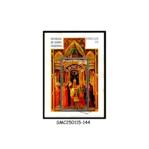 Stamps from EQUATORIAL GUINEA - 1973 EASTER - MIN. SHEET - CTO