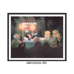 Stamps from GRENADA - 1980 CHRISTMAS / DISNEY SNOW WHITE ANIMATION - MIN. SHEET MINT NH