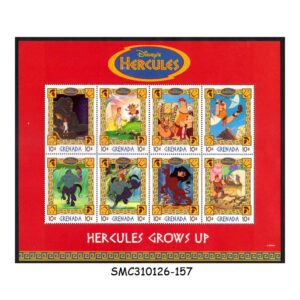 Stamps from GRENADA - 1998 DISNEY'S HERCULES / DISNEY ANIMATION MOVIE - MIN. SHEET MINT NH