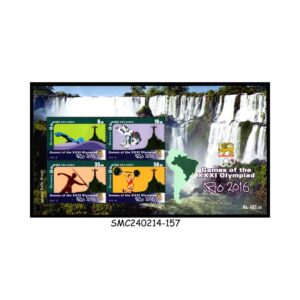 Stamps from SRI LANKA - 2016 31st OLYMPIC GAMES , RIO - MIN. SHEET MINT NH