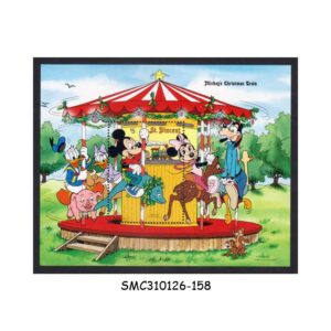 Stamps from ST. VINCENT - 1988 MICKEY'S CHRISTMAS TRAIN / DISNEY ANIMATION - MIN. SHEET MINT NH